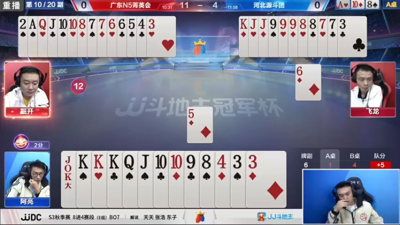 【2021-10-12 15点场】JJ斗地主官方：斗地主冠军杯，8强争夺秋季冠军