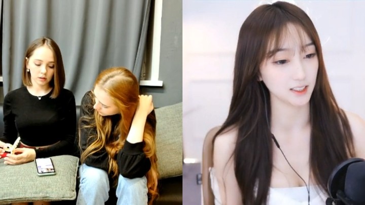 俄罗斯美女看网红女主播跳舞真好看