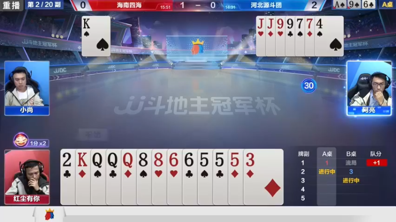【2021-10-13 15点场】JJ斗地主官方：斗地主冠军杯，8强争夺秋季冠军