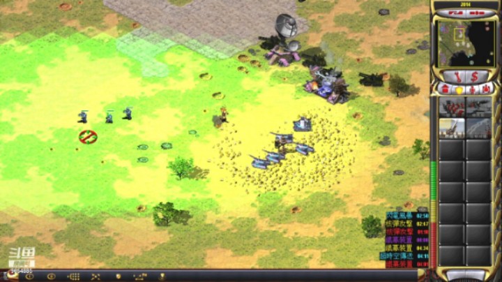 地图-冥顽不灵。原版模式3v3电脑。辐射兵遇到阻击手，凉凉。