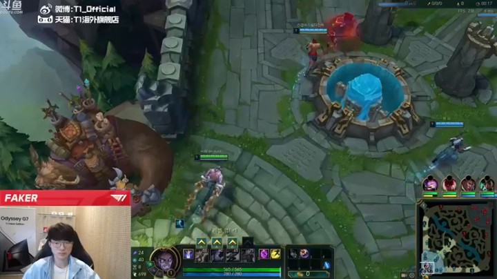 T1直播faker：5-2塞拉斯，技能平A配合才是王道