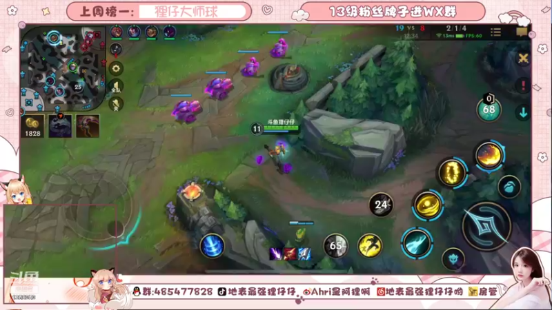 【2021-10-14 17点场】地表最强狸仔仔哟：0v0狸狸回来啦~