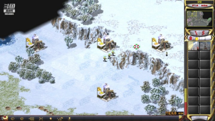 地图-雪地生机。巨富原版模式，2v2