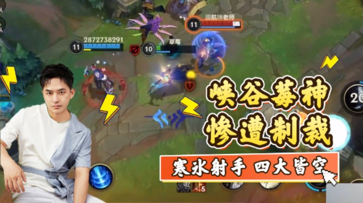 青涩莓神勇闯峡谷，惨遭队友制裁！弹幕：不愧是你！