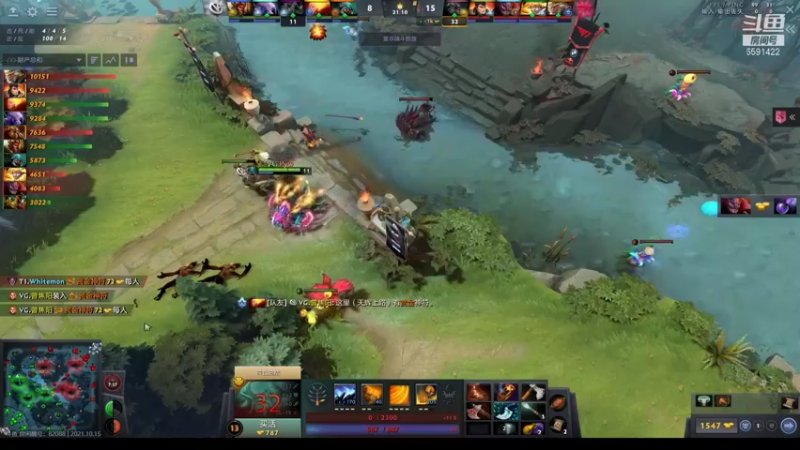 【2021-10-15 19点场】小红豆阿：看看ti 中国队加油！