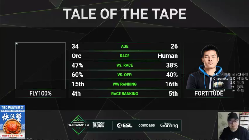 【TED出品】ESL冬季赛C组 Fly vs 浪漫 一波接着一波