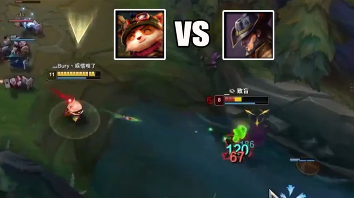 【恶霸提莫】因为提莫出峡谷制造者续航很高，我们的E魔法伤害跟高的这样的话我们的吸血效果就很高