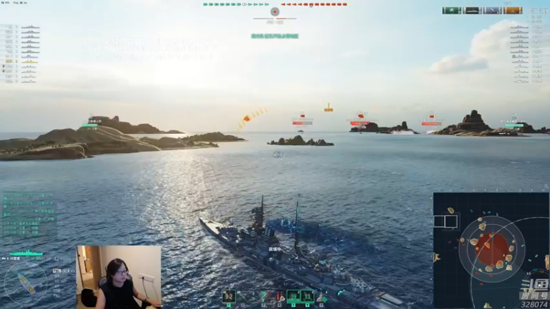 【2021-10-14 20点场】天涯凝望：战舰世界:国服巡洋场均.