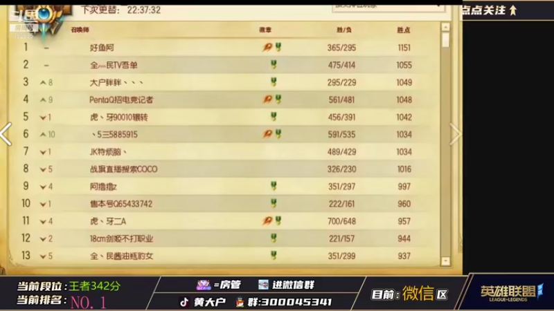 【2021-10-16 13点场】大户呀：已全国第一！5天上第二个王者