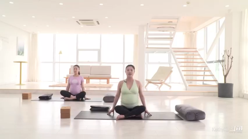 1.课时24孕期流瑜伽(10)动作分解