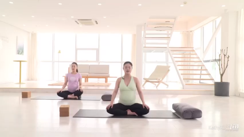 1.课时24孕期流瑜伽(5)动作分解