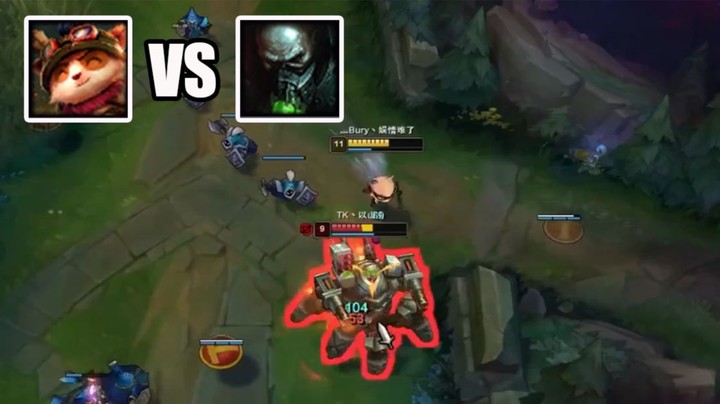 【恶霸提莫】这就是这套峡谷制造者的优势兄弟们，就是强调一个站撸硬碰硬钢，面具的话就很柔就是你得躲在后面给蛋哪个到16级强度挺高的