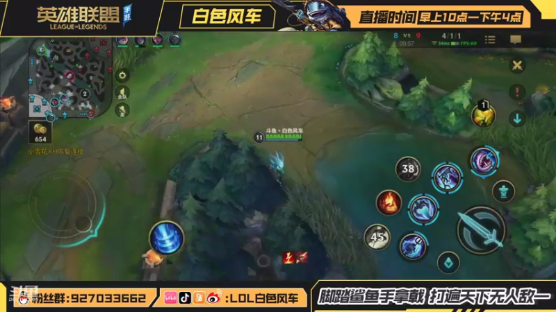 【2021-10-18 23点场】白色风车丶丶丶丶：全网第一个王者小鱼人+国服前十在线教学