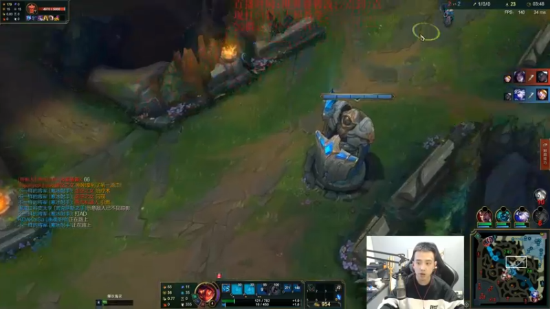 【2021-10-19 16点场】LOL丶摇摆：小鱼人新出装思路.钻1大师乱杀教学!