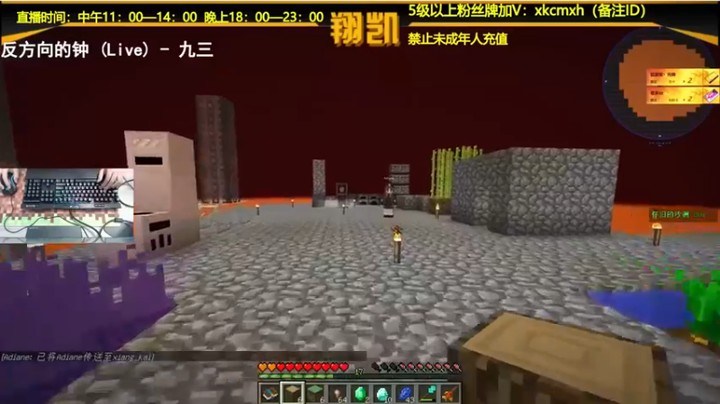 末影龙协会丶翔凯：岩浆生存玩的就是刺激