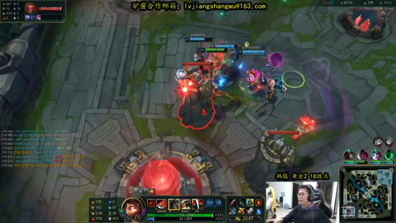 【2021-10-20 18点场】余小C真的很强：余小C：韩服7天冲白金3 day2