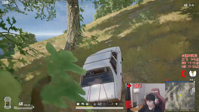 【吃鸡游戏】气人主播QQQ的精彩时刻 20211021 00点场