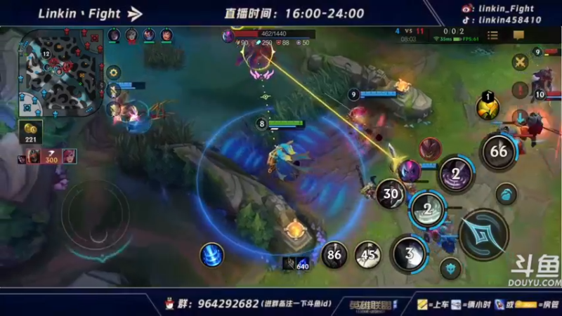 【2021-10-13 20点场】Linkin丶Fight：微信区辅助king，国一琴女
