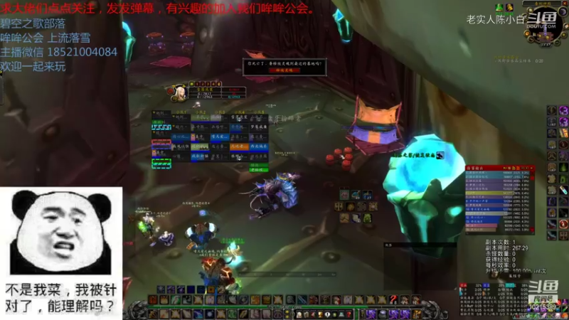 【魔兽怀旧服】碧空之歌部落，哞哞公会10月21日G团视频  23点场(1)