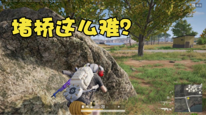 钻石局单排都这水平吗？堵个桥都堵不住，没想最后苟到吃鸡