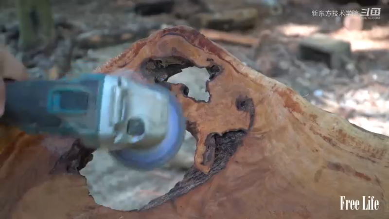 最新大更W40制作公园椅18#妹子独自深入荒野隐居，建设世外桃源第一季