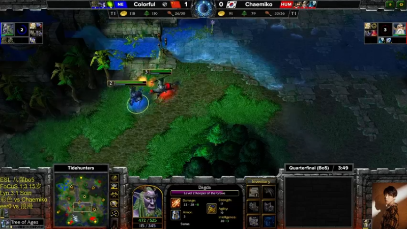 【2021-10-23 19点场】iameer0：【直播】4点ESL 八强！