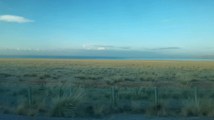 火车上的美景