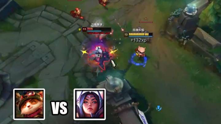 【恶霸提莫】血之滋味前期对线是最好的天赋对提莫而言，这一个天赋可以抵其他天赋俩个