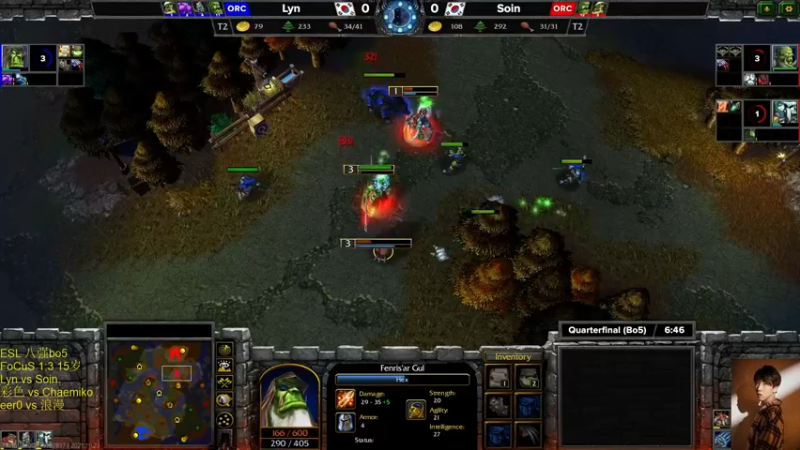 【2021-10-23 17点场】iameer0：【直播】4点ESL 八强！