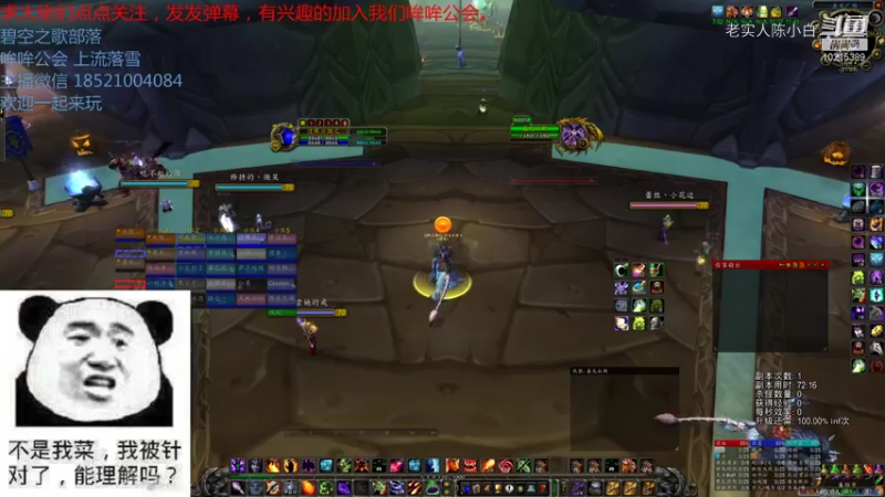 【魔兽怀旧服】碧空之歌部落，哞哞公会三团G团视频 21点场