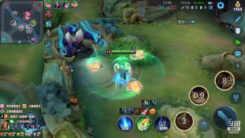 【2021-10-23 23点场】亚瑟王丶Z：亚瑟王 刀羊 郑阳光 三排冲