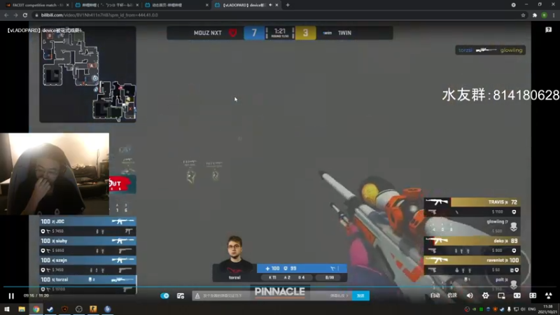 【2021-10-21 16点场】CSGO西瓜：西瓜：faceit冲冲分