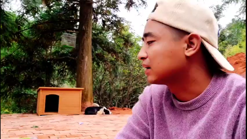 【2021-10-25 16点场】主播阿郎：荒野独居（铺砖做灶）