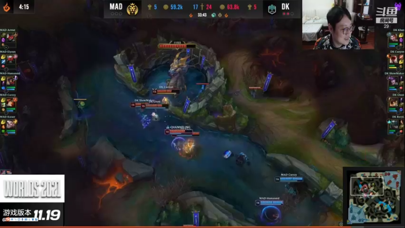 【2021-10-25 00点场】教练JoKer：十足冠军相，DK太强了