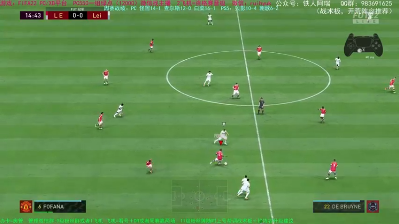 【2021-10-24 19点场】铁人阿瑞：FIFA22 PC PS周赛