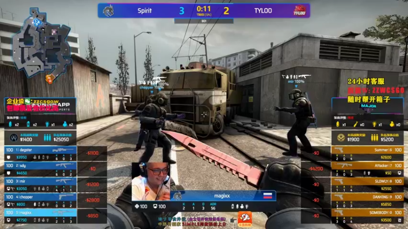 【2021-10-27 16点场】CSGO解说伟伟：4点天禄 VS Spirit Bo1