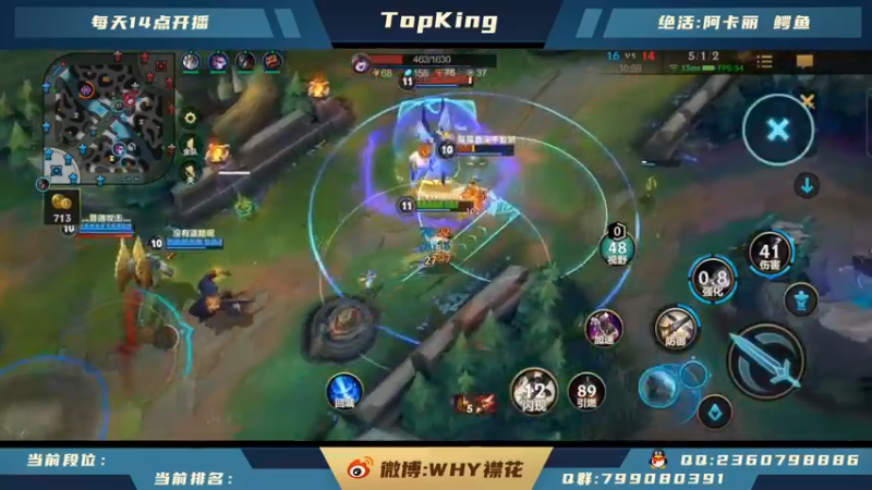 【2021-10-26 20点场】襟花啊：王者阿卡丽剑姬白金带粉冲