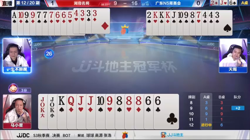 【2021-10-29 19点场】JJ斗地主官方：斗地主冠军杯，秋季决赛争冠之战