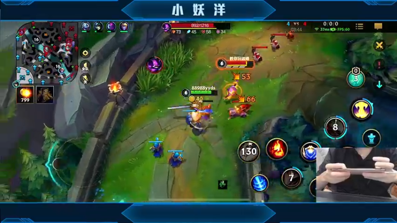 【2021-10-29 03点场】小妖洋：一个精彩1V4的直播间~