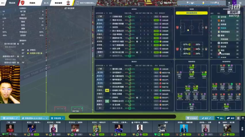 【2021-10-26 21点场】头疼的羊崽：新FM22！高子哥治下阿森纳第一次欧冠