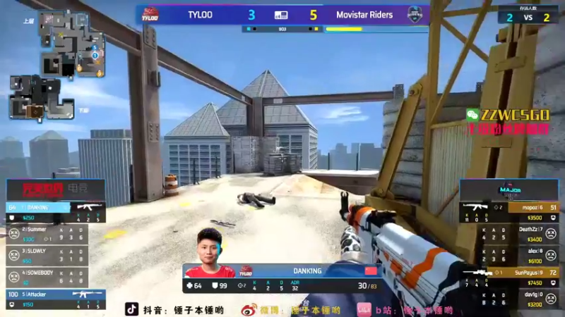 【2021-10-28 22点场】CSGO解说伟伟：天禄 VS mst Bo3
