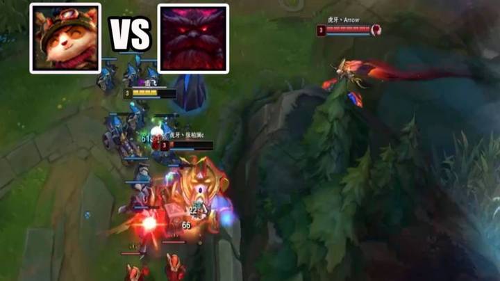 【恶霸提莫】王者局三级提莫反杀奥恩和千珏后，十个主播直播间的弹幕都爆炸了这提莫的伤害就离谱