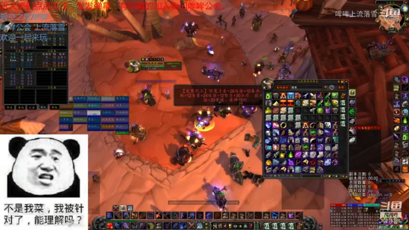 【魔兽怀旧服】碧空之歌部落，哞哞公会10月29日二团G团视频 19点场