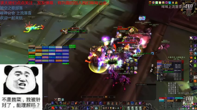 【魔兽怀旧服】碧空之歌部落，哞哞公会10月29日二团G团视频 23点场