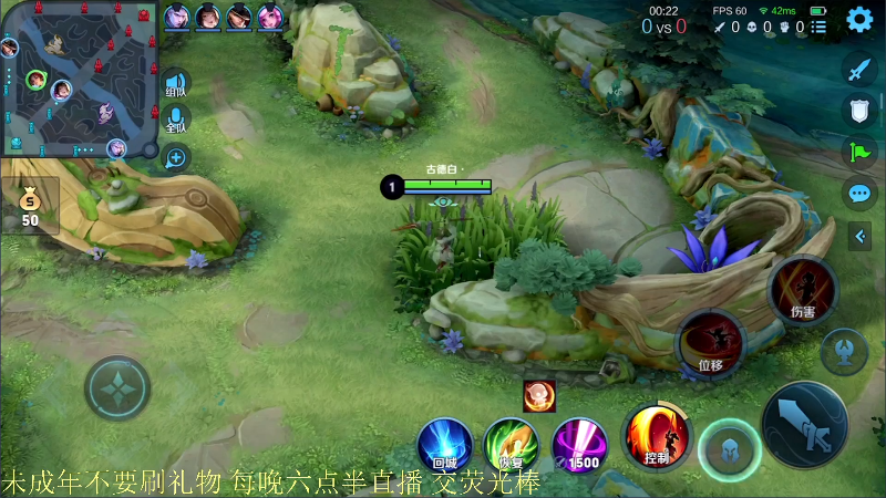 我在斗鱼看骚白直播王者荣耀