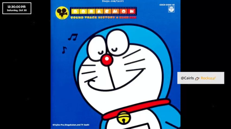 【2021-10-30 12点场】Cairl：直播内容：音乐