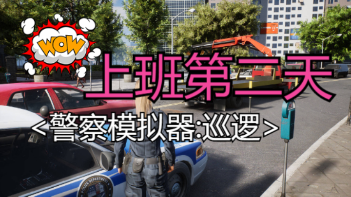 【大碗彤】《警察模拟器：巡逻》上班第二天就把配的警车撞了