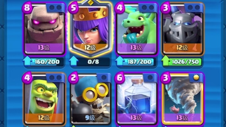 皇室战争：大闪女王石头卡组！我不知道怎么输