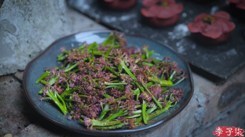 我在斗鱼看李子柒liziqi直播美食