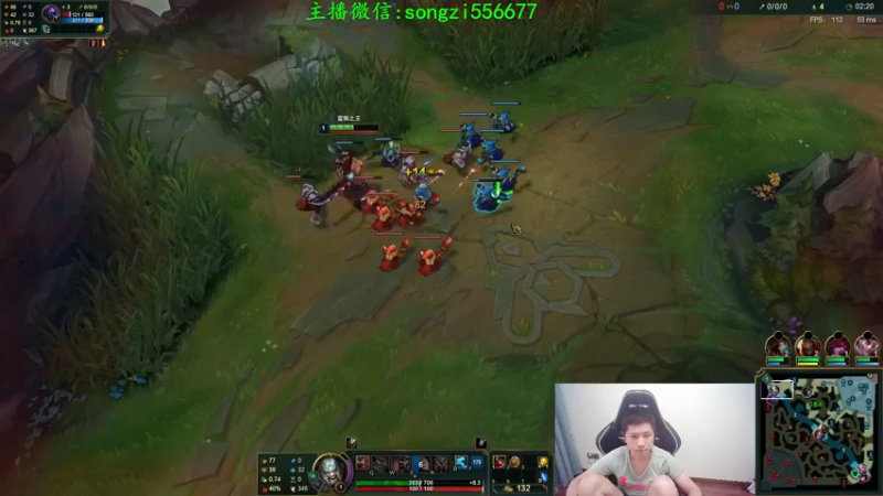 【2021-11-01 09点场】douyu丶松子：蛮王:版本T0 选到=包赢